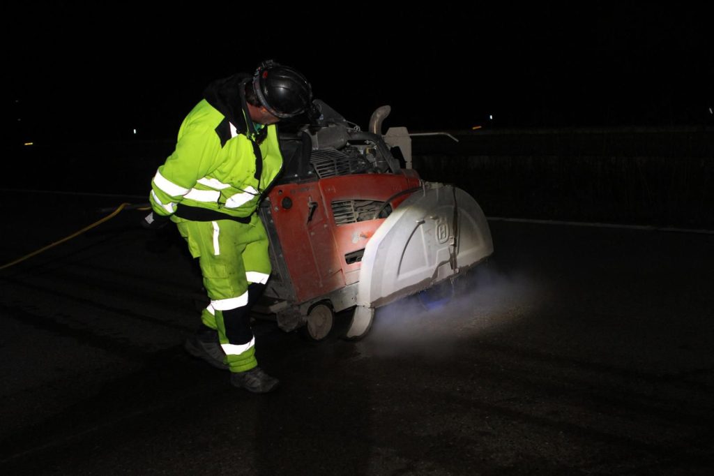 cut concrete